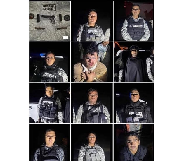 Once elementos de la Guardia Nacional, incluyendo siete de Tlaxcala, detenidos por ‘huachicoleo’, en Guanajuato